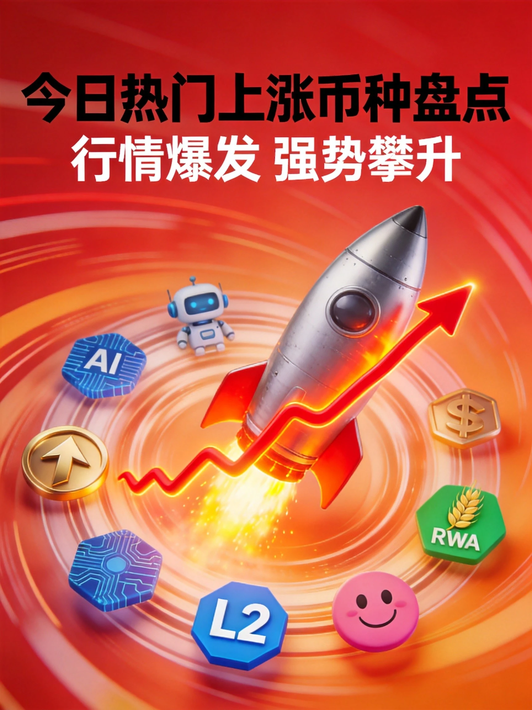 今日热门上涨币种盘点：资金涌入背后的逻辑与机会